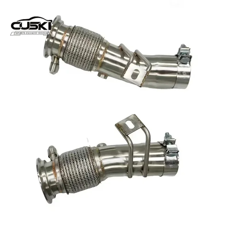 Bajante de escape racing inoxidable para Audi R8 5.2 V10 - imagen 5