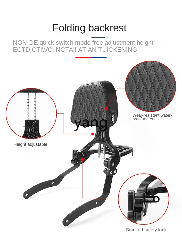 Parachoques reforzado CX acero carbono – respaldo plegable trasero - imagen 4