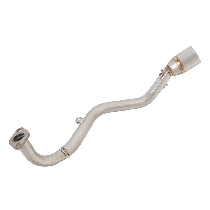 Para Yamaha CYGNUS 125CC GRYPHUS 125 BWS125 sistemas de Escape de motocicleta aleación de titanio tubo de enlace frontal conectar silenciador de 51mm - imagen 4