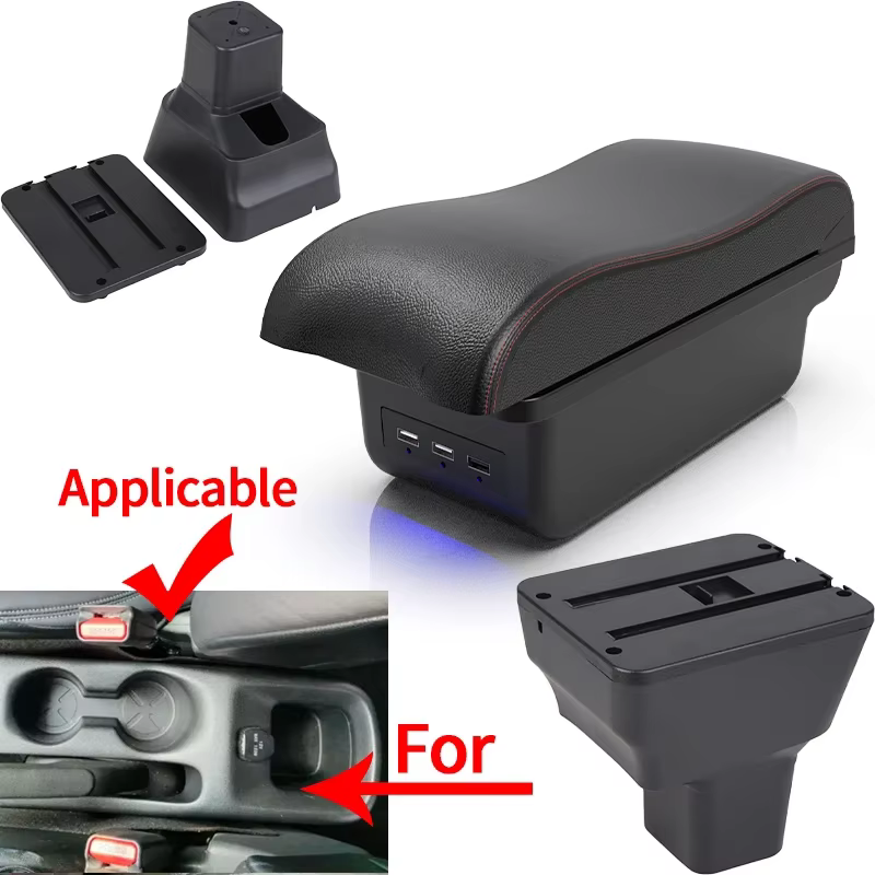 Reposabrazos Nissan Kicks 2016-2024 con consola central y USB - imagen 2
