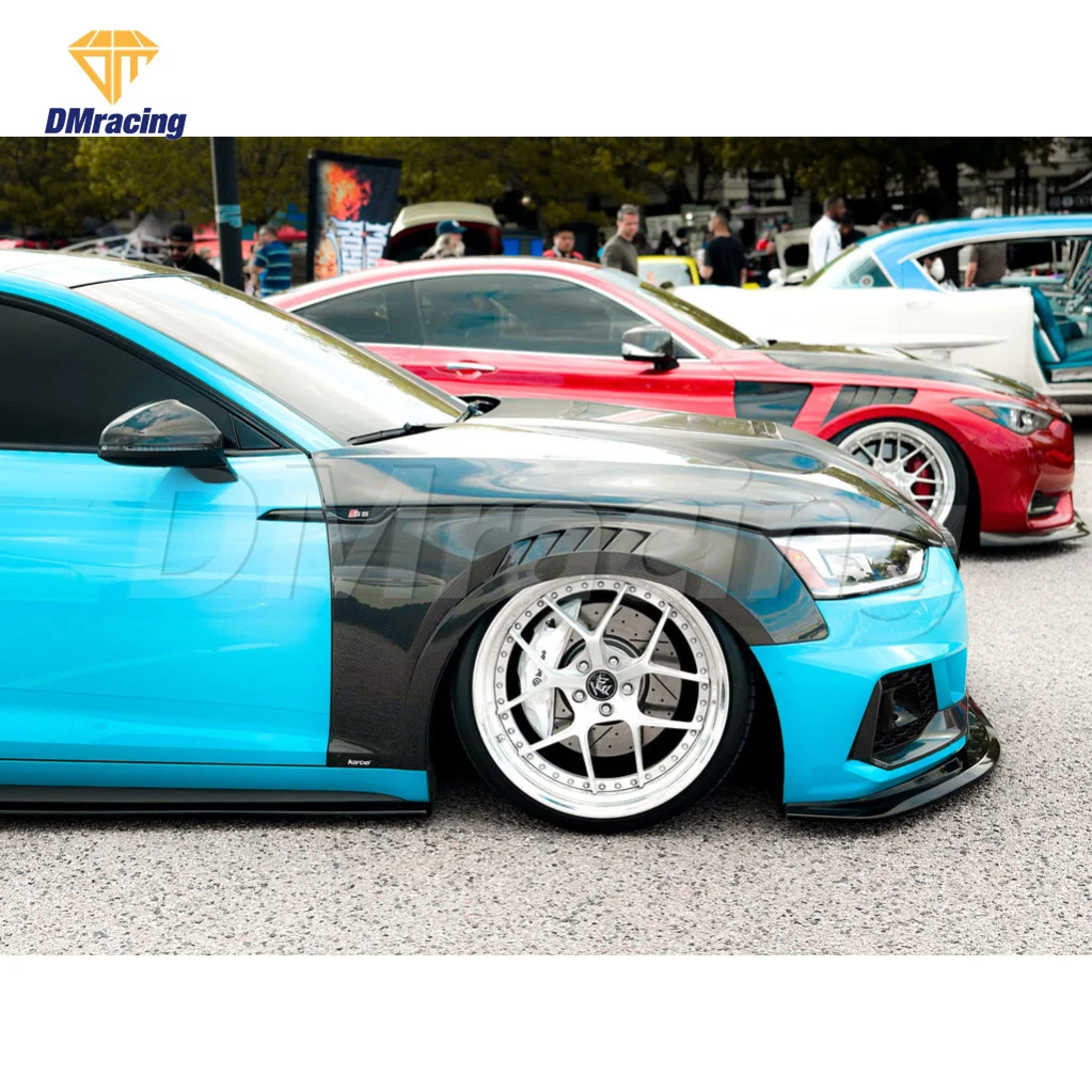 Guardabarros delantero de fibra de carbono forjado estilo Karbel para A5 S5 B9 B9.5 2017-2020 - imagen 5