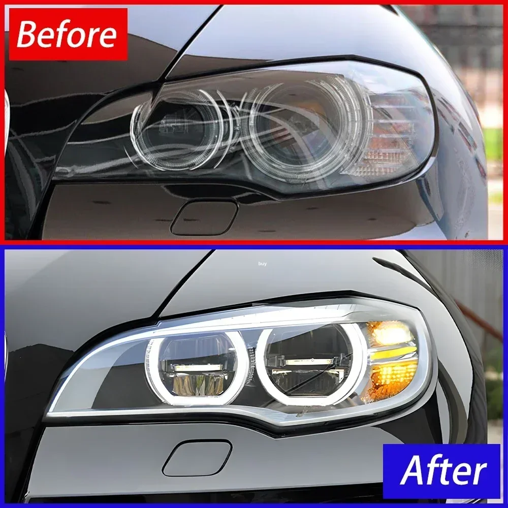 Faros LED delanteros BMW X6 E71 2008-2013 alta configuración - imagen 5