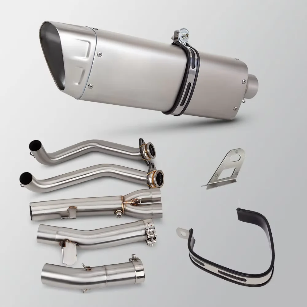 Escape completo Honda Transalp 750 XL750: colector y silenciador - imagen 4