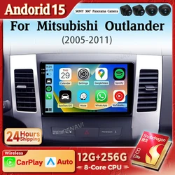 Radio 2K con CarPlay y Android Auto para Mitsubishi Outlander