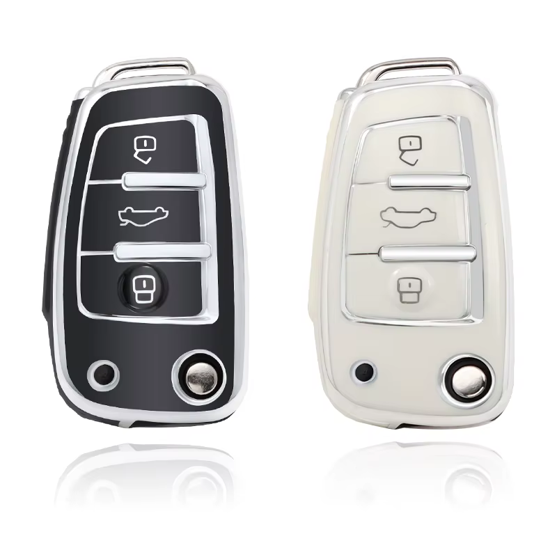 Funda de TPU para llave Audi A3, A4, A5, Q3, Q7 y TT