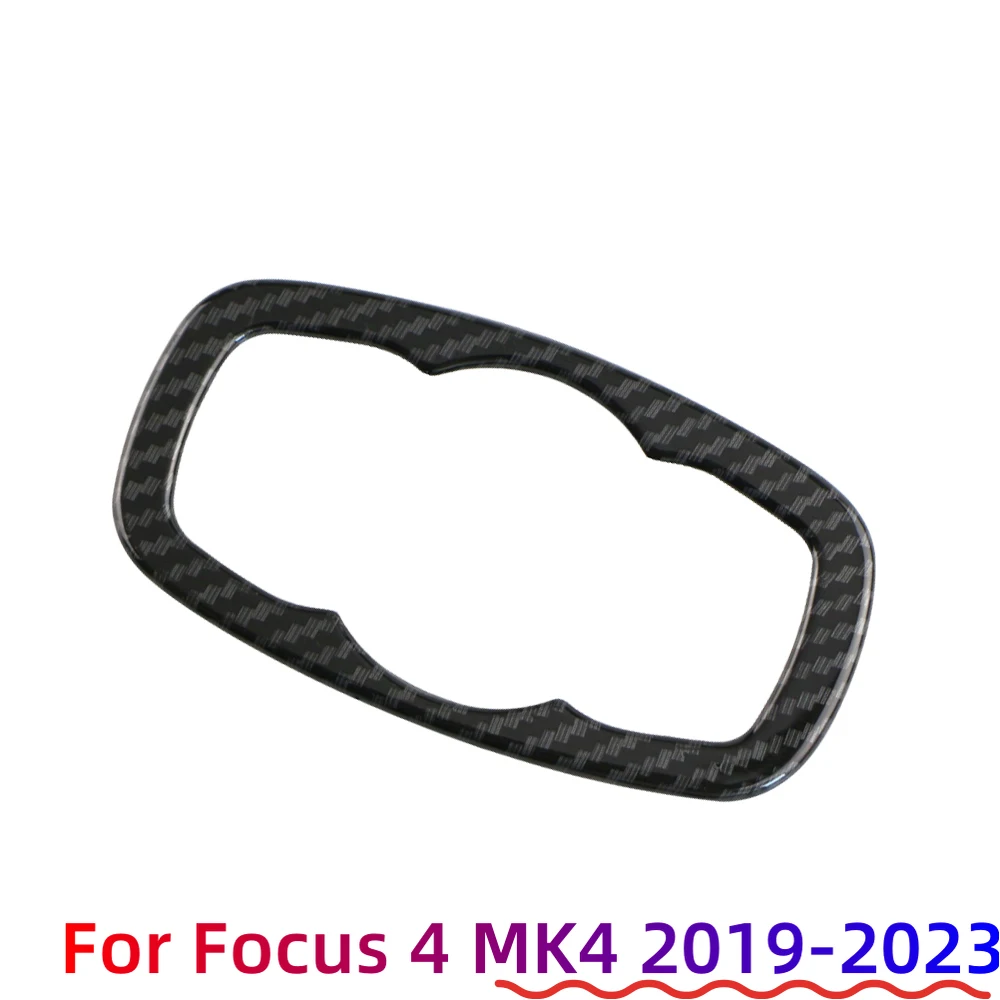 Cubierta botón interruptor faro delantero fibra carbono Ford Focus MK4 - imagen 2