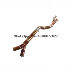Intermedio de escape titanio BMW M2 G87 S58 3.0 bajada trasera