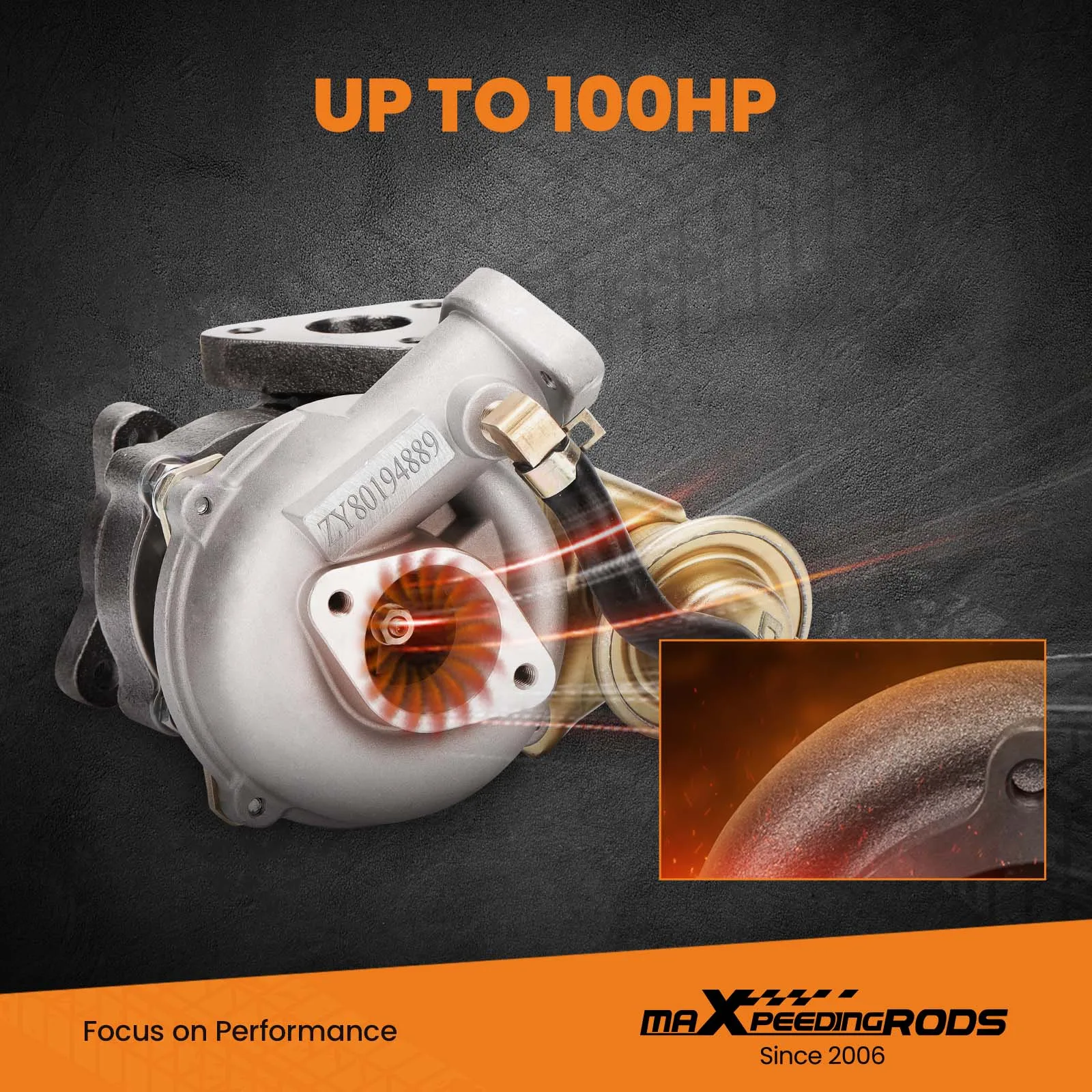 Turbocompresor VZ21 13900-62D50 para moto de nieve y quad - imagen 3