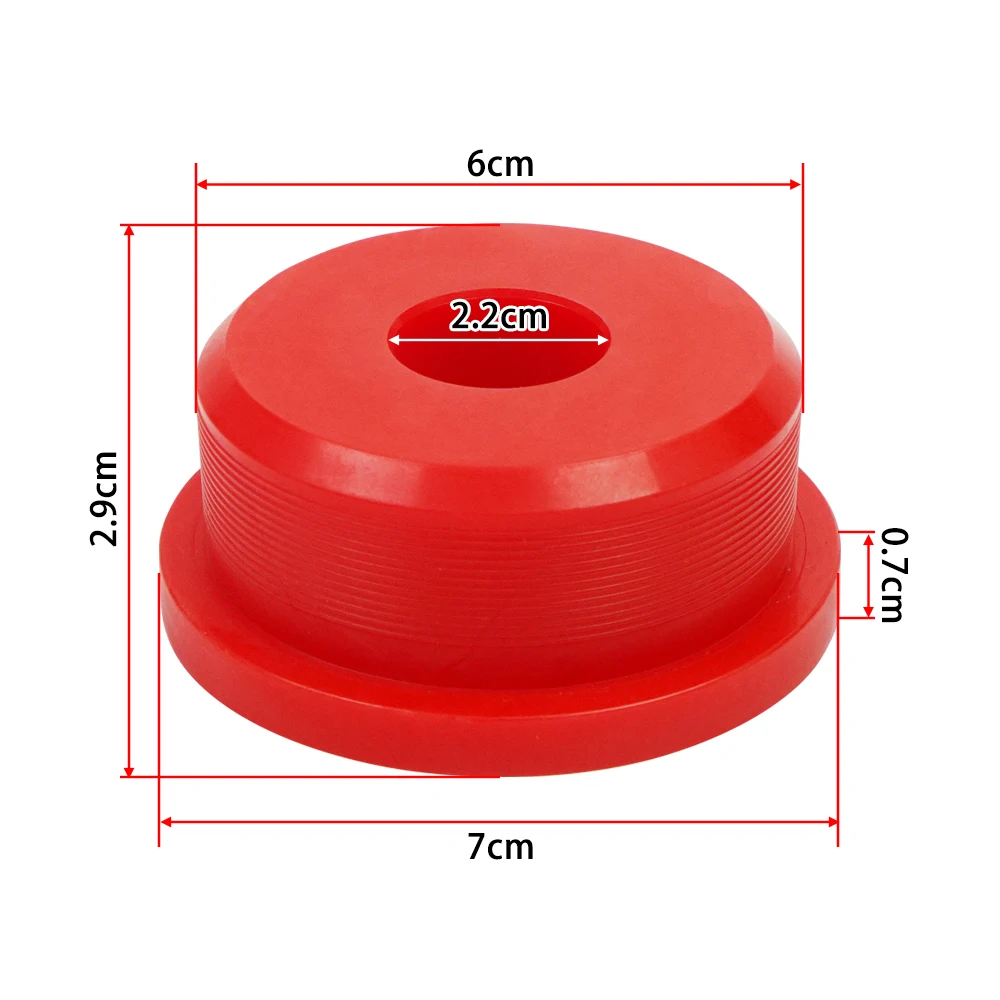 Kit buje motor poliuretano rojo Honda Civic EK EG 1992-2000 - imagen 2