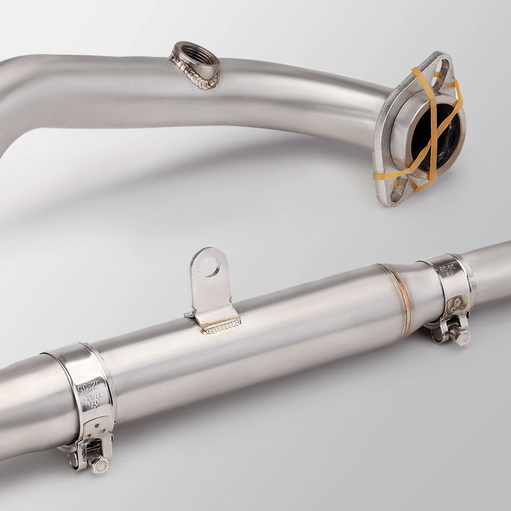Tubo de enlace de escape inox CFMOTO NK250/300 y 250SR/300SR - imagen 4