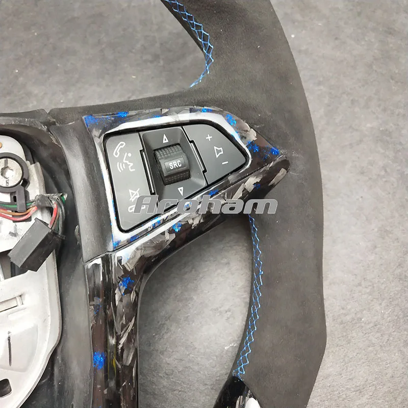 Volante fibra carbono racing para Opel Mokka Insignia Astra J - imagen 4