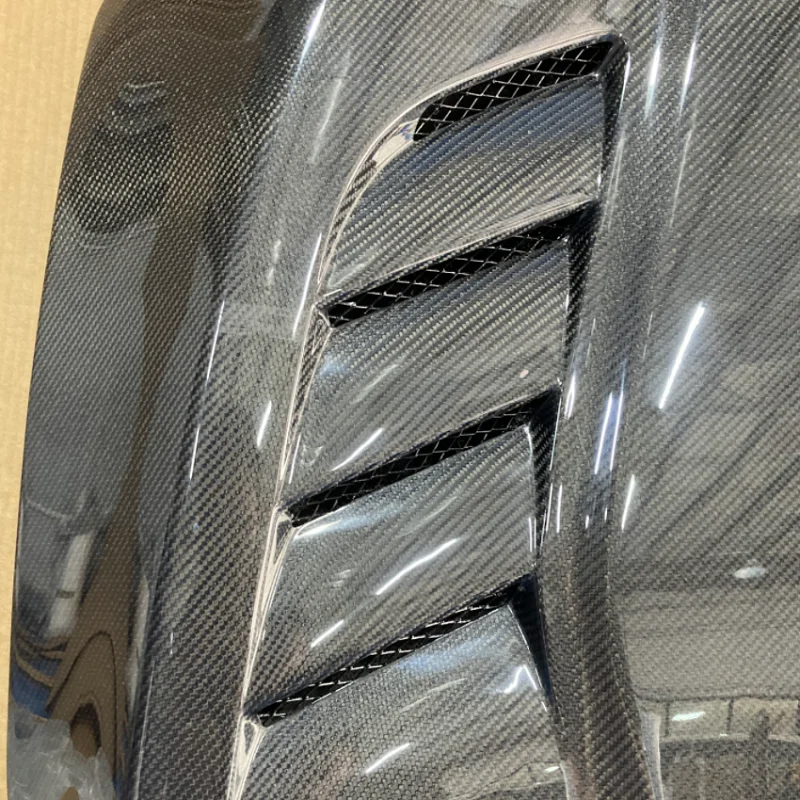 Capó fibra de carbono JS Honda Civic FK8 FK7 Tipo R delantero - imagen 3