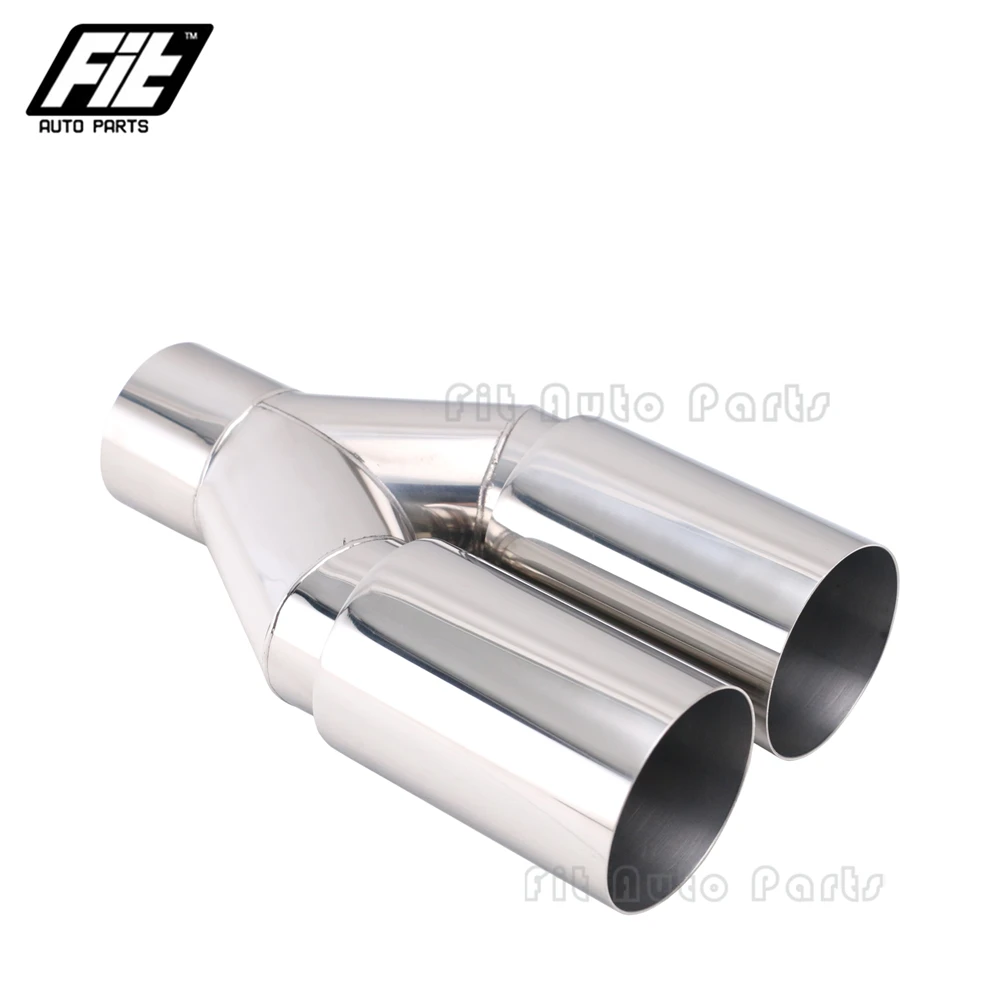Silenciador de escape universal 63mm – entrada 76mm – acero inoxidable - imagen 3
