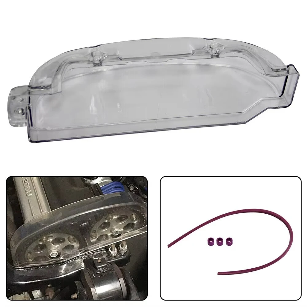 Tapa transparente de distribución Mitsubishi Lancer Evo I-III 4G63T - imagen 2