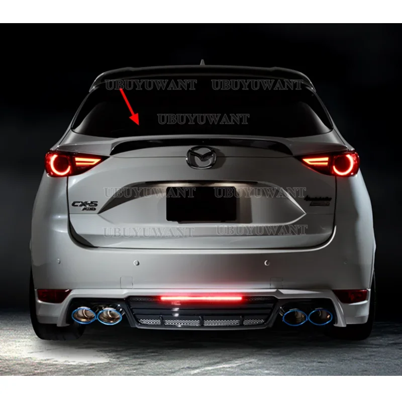 Alerón trasero Mazda CX-5 2017-2021 de fibra de carbono