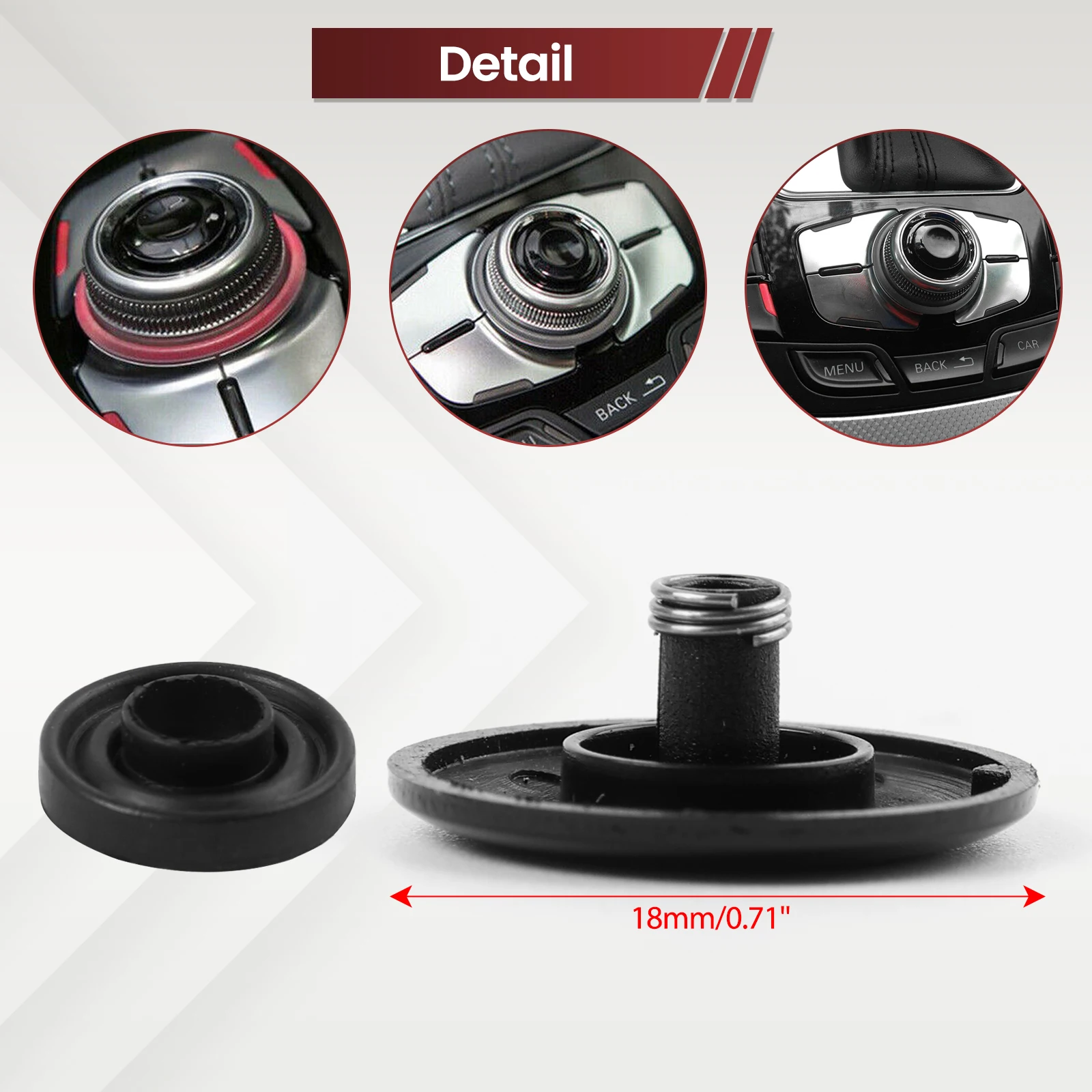 Perilla MMI de navegación Audi A4, A5, A6, Q5 y Q7 - imagen 4