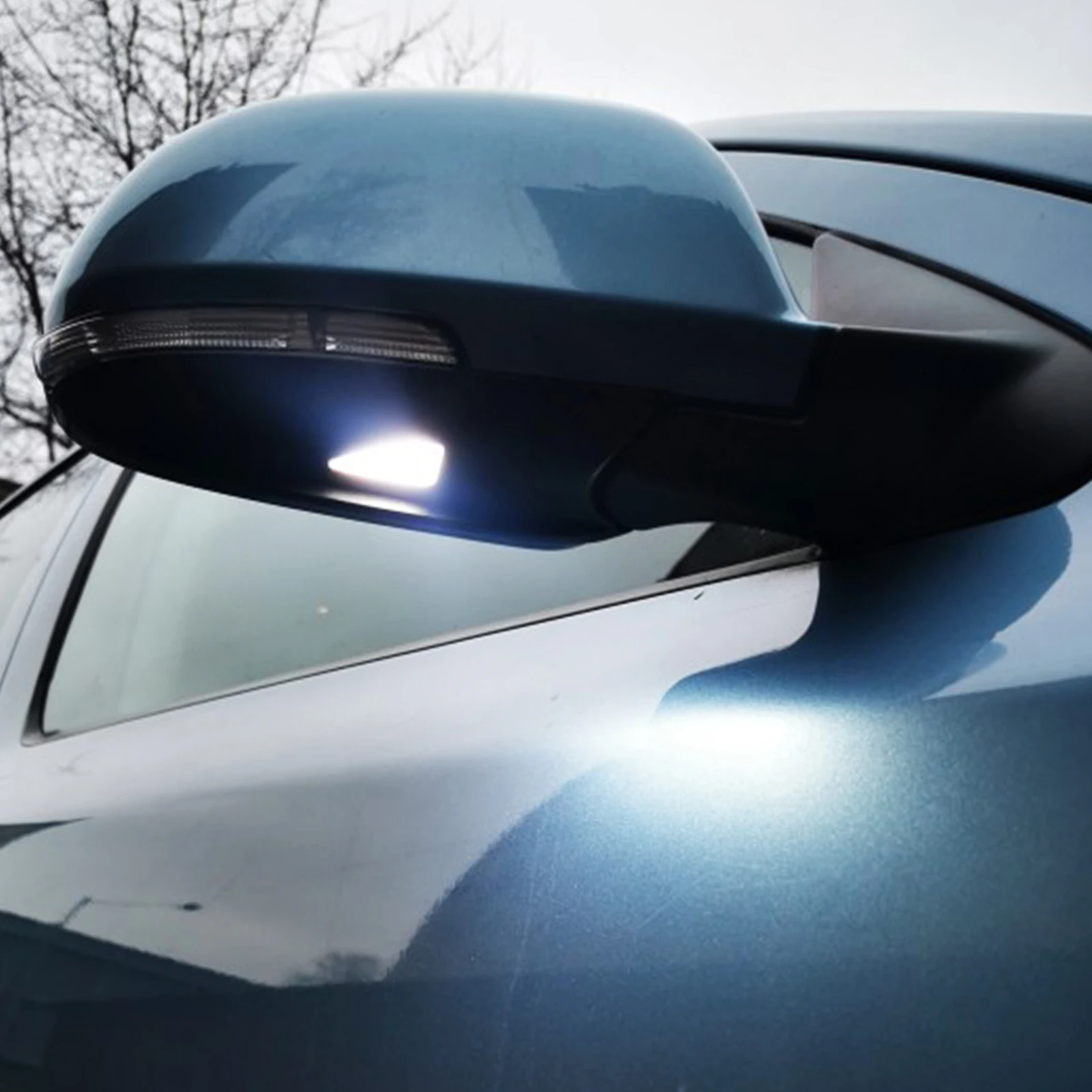 Kit luz LED espejo lateral Canbus sin error - Skoda Superb Mk2 Octavia A5 - imagen 5