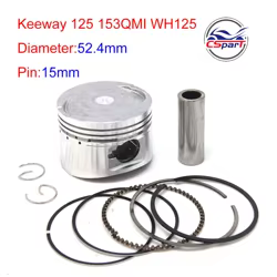Kit segmentos de pistón 52,4 mm Keeway 125 cc 153QMI