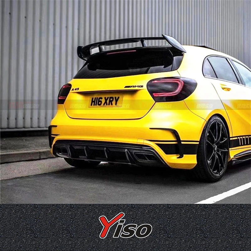 Spoiler superior de fibra de carbono estilo AMG para Mercedes-AMG A45 W176 2012-2017 - imagen 2