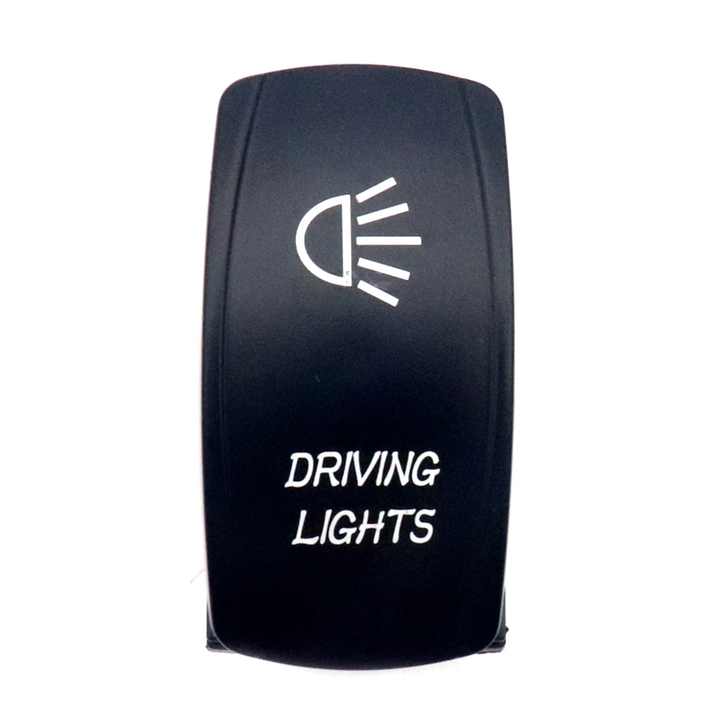 Interruptor basculante para limpiaparabrisas LED azul, 12 V 20 A