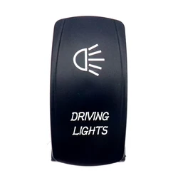 Interruptor basculante para limpiaparabrisas LED azul, 12 V 20 A
