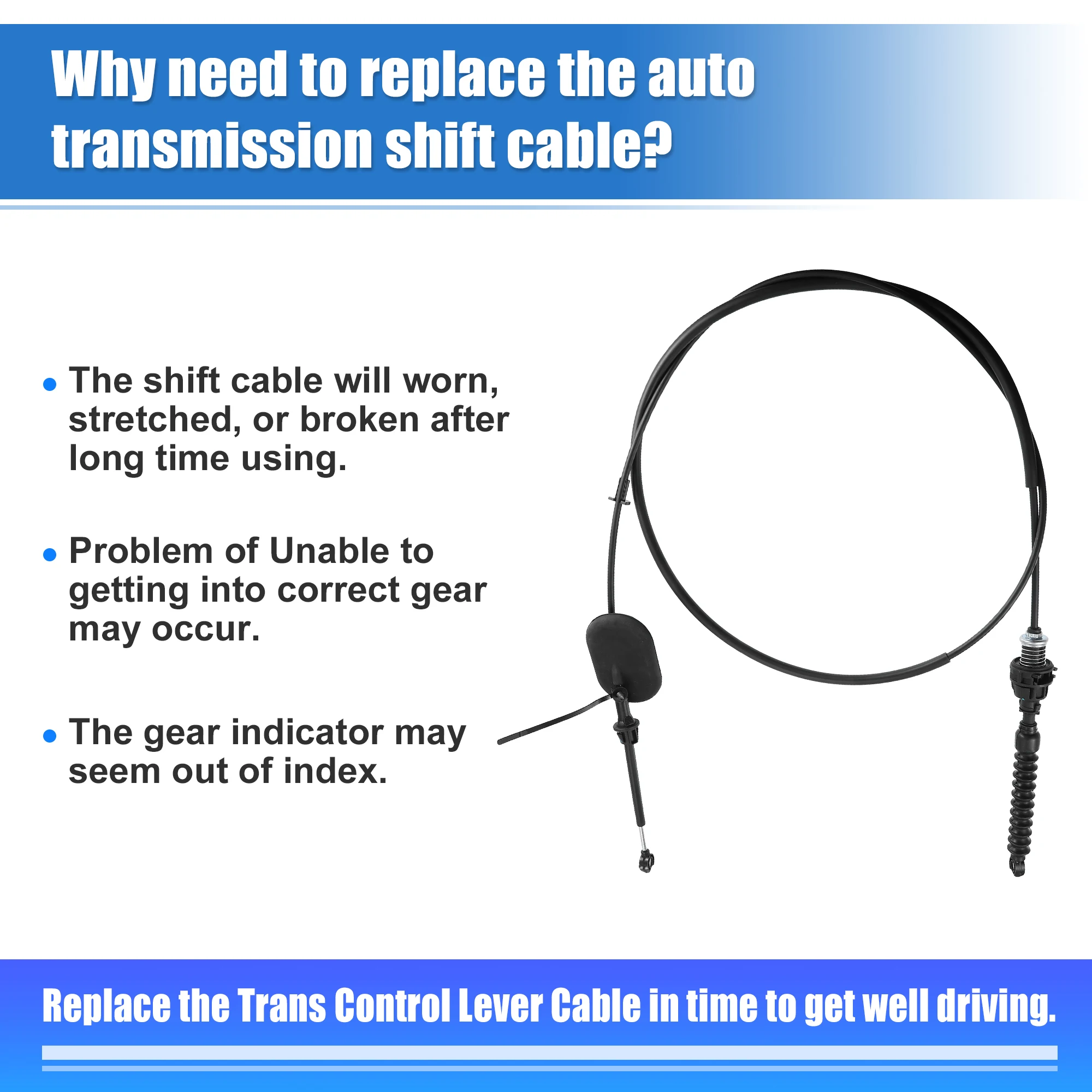 Cable de cambio de marchas para transmisión automática
