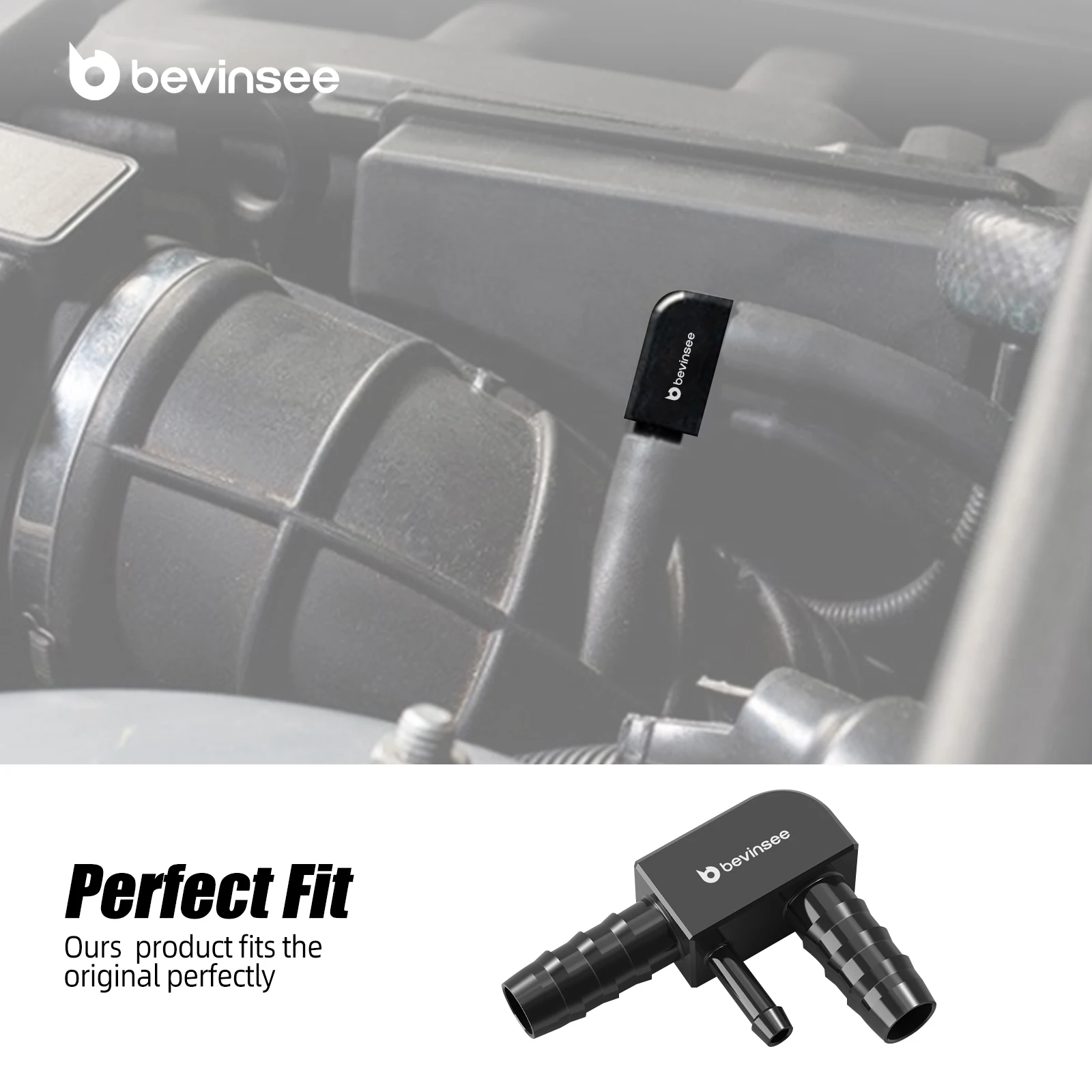 BEVINSEE 13327503677 Manguera de vacío M54 para BMW E46 y E39 - imagen 5