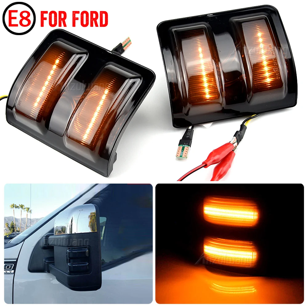 Intermitentes LED dinámicos Ford F250 F350 F450 Super Duty 2008-2016