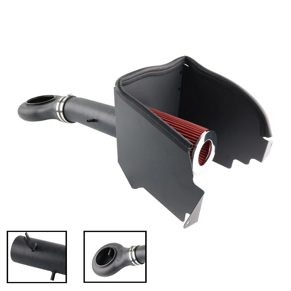 Kit de admisión de aire frío con escudo térmico – Dodge RAM V8 - imagen 2