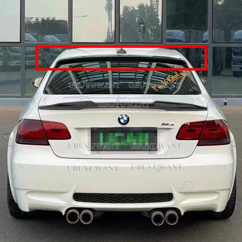 Alerón techo fibra de carbono real para BMW E92 M3 Coupe 2005-2012