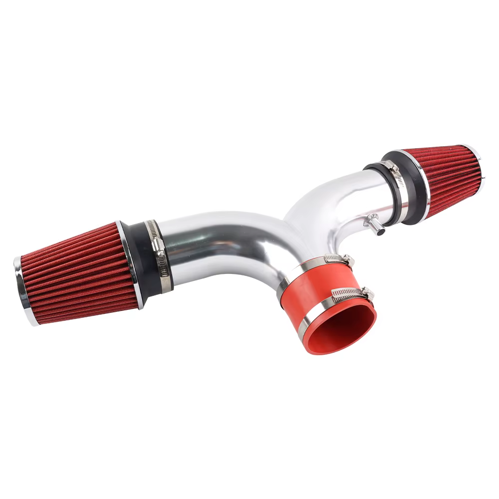 Kit de admisión de aire doble frontal rojo para Corvette C5