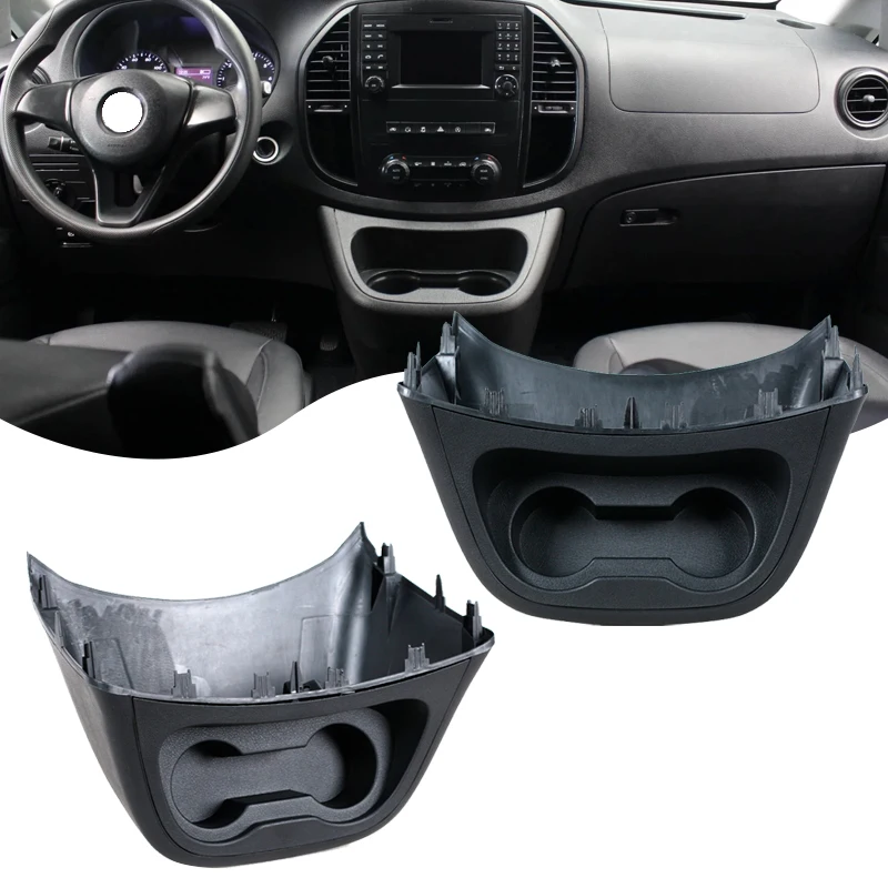 Portavasos Mercedes Vito W447 con soporte para consola central