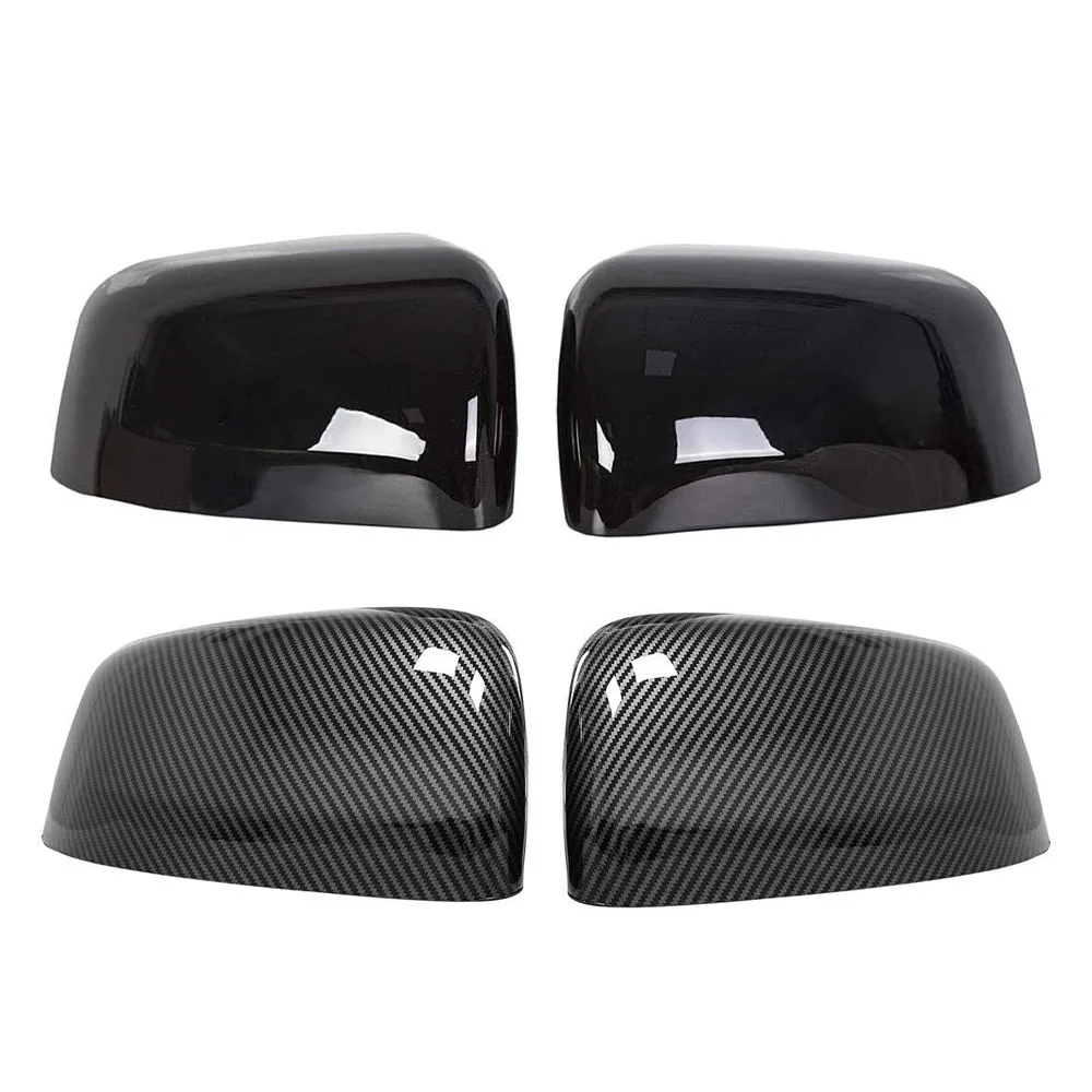 Cubiertas espejo y manillas puerta fibra carbono Jeep Dodge 2011-2021 - imagen 4