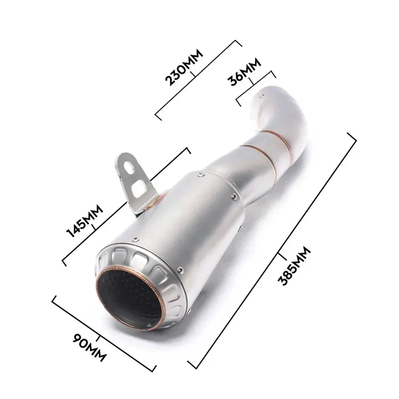 Silenciador escape slip-on Yamaha YZF-R3 MT-03 R15 - imagen 3