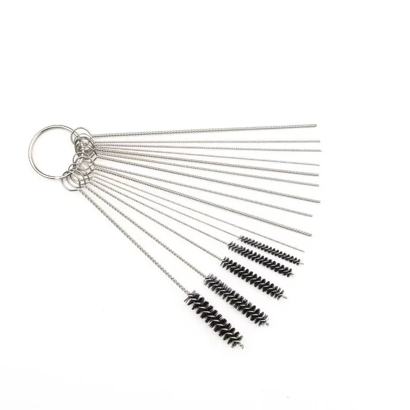Kit limpieza carburador portátil con agujas y cepillos nylon - imagen 5