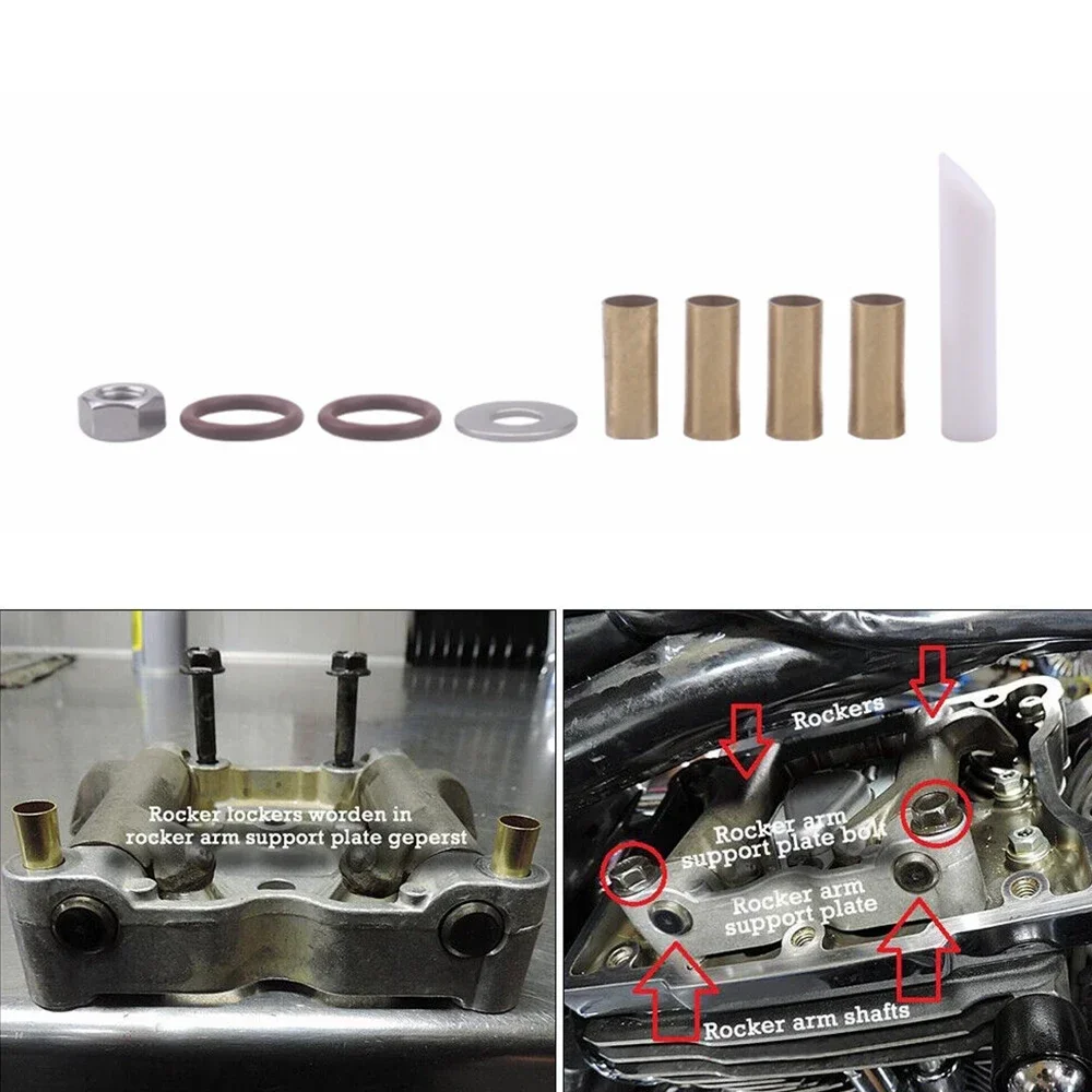 Kit de taquillas basculantes para Harley Davidson, Motor de ruido de tictac de extremo de cámara doble