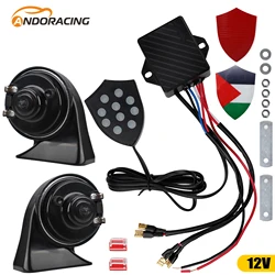 Bocina electrónica musical universal 12 V con controlador