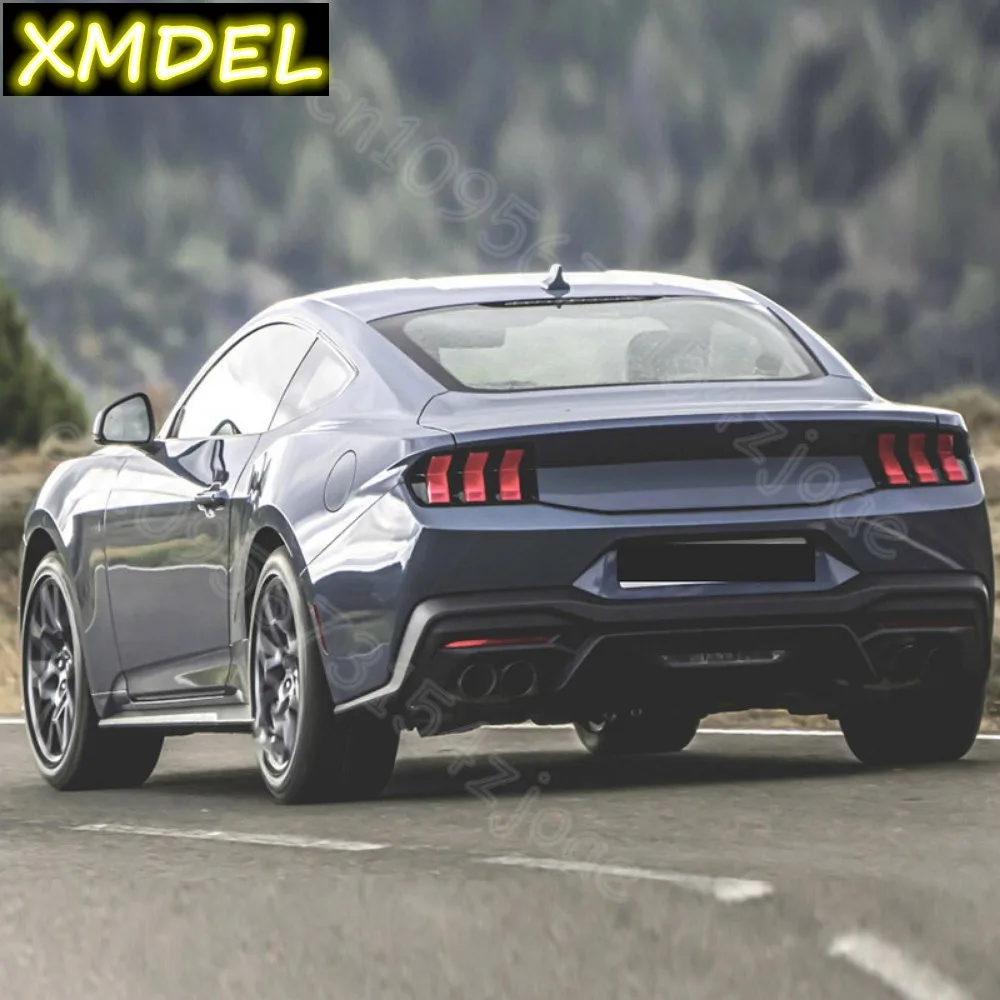 Difusor de parachoques trasero ABS negro brillante S650 para Ford Mustang GT 2024+ - imagen 4