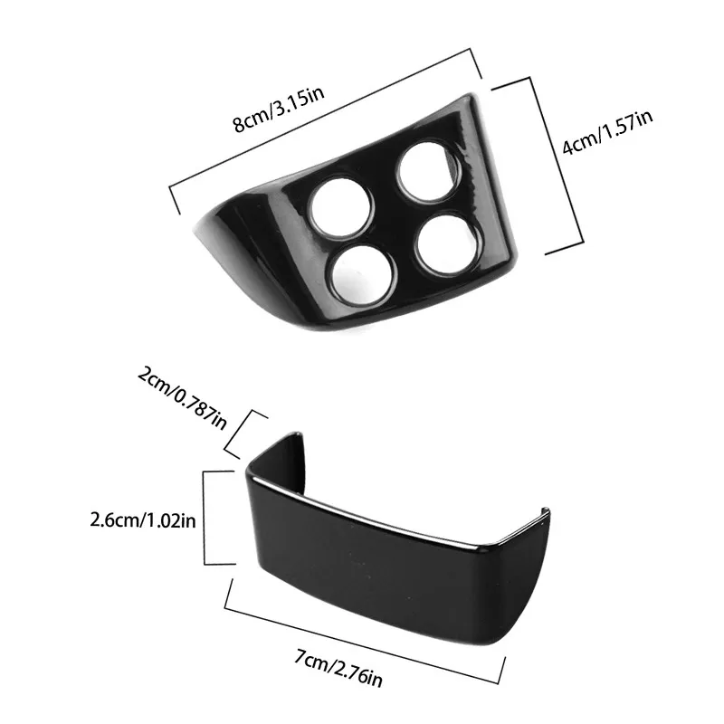 Embellecedores panel volante brillo negro – VW Golf MK5 Passat B6 Jetta Tiguan - imagen 5
