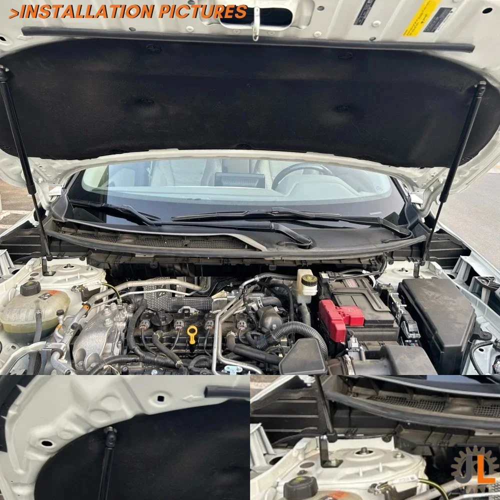 Puntales de capó tipo gas para Nissan X-Trail T33 2021-2024 y Rogue - imagen 2