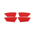 4pcs Red