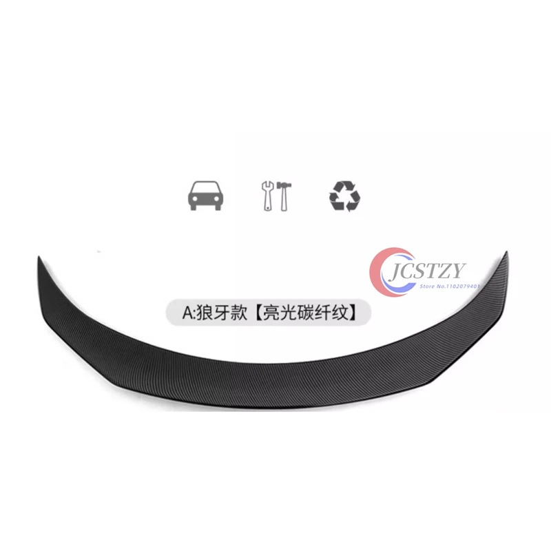Alerón trasero de maletero para Tesla Model Y, acabado carbono - imagen 2