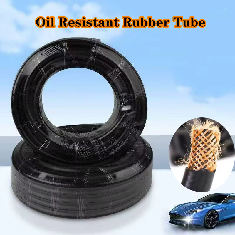 Tubo flexible negro resistente al aceite