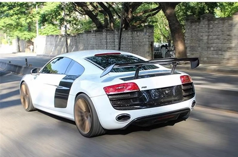 Base de alerón trasero de carbono para Audi R8 Coupé 2009-2015 - imagen 4
