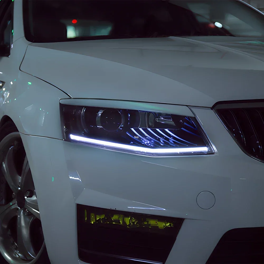 Faros LED delanteros Skoda Octavia 2015-2017 – proyector bifocal