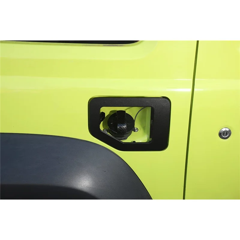 Coche para Suzuki Jimny 3 puertas 2019-2025 tapa de tanque de llenado de combustible transparente cubierta decorativa para código de modelo JB74 JB64 - imagen 3