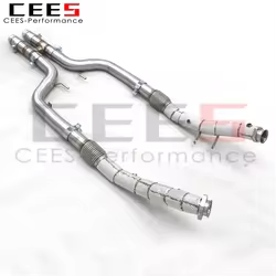 Tubo escape CEES acero inox recto Mercedes S500 S550 2014-2018
