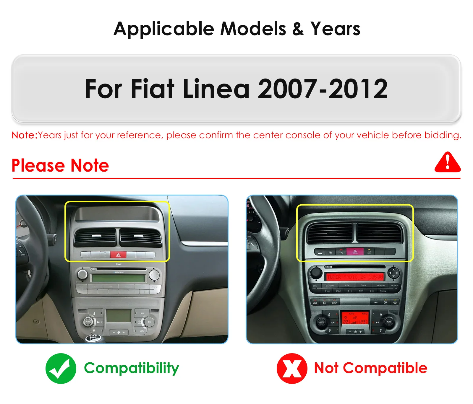 CarPlay inalámbrico con Android Auto para Fiat Linea 2007-2012 - imagen 2