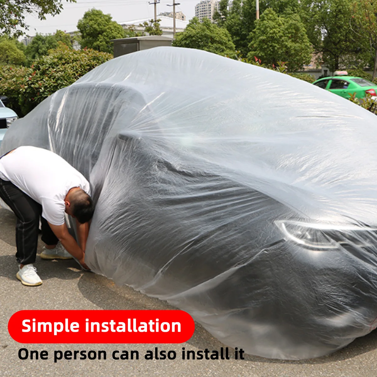 Funda de coche universal impermeable y antipolvo para SUV y berlina - imagen 4