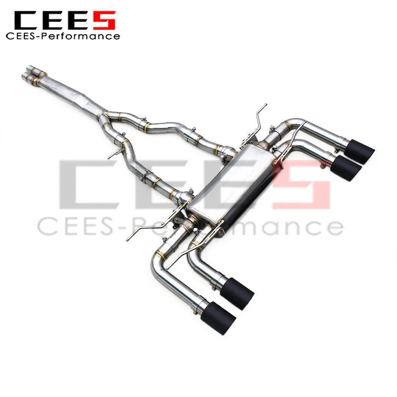 CEES sistema de escape cat-back valvulado para Jaguar F-Type V8 5.0 - imagen 3